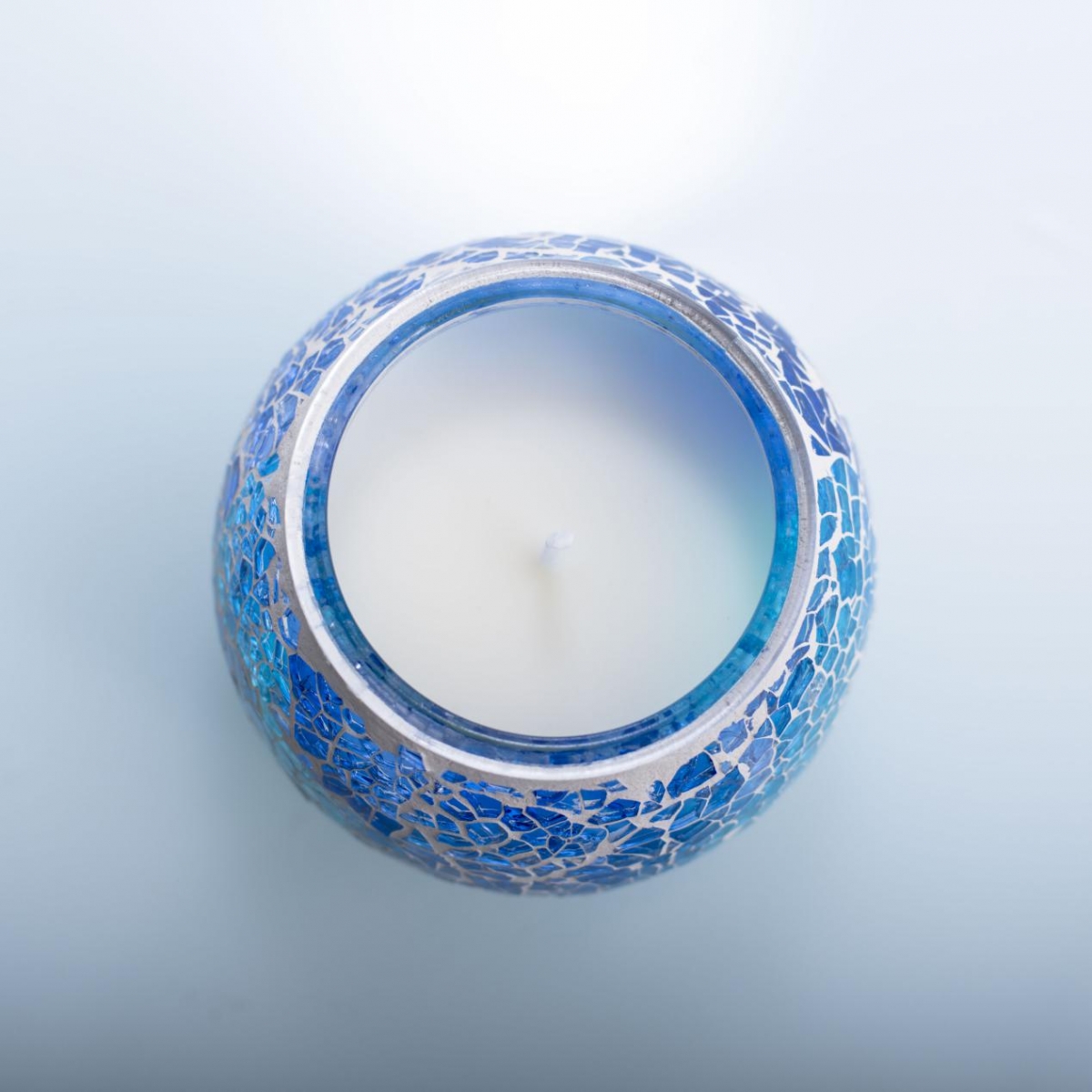 Scented Candles -Blue Colored Mosaic Glass Jar , Cedar Wood & Lavender ,Soy Candles ,China Factory ,Price-HOWCANDLE-Candles,Scented Candles,Aromatherapy Candles,Soy Candles,Vegan Candles,Jar Candles,Pillar Candles,Candle Gift Sets,Essential Oils,Reed Diffuser,Candle Holder,