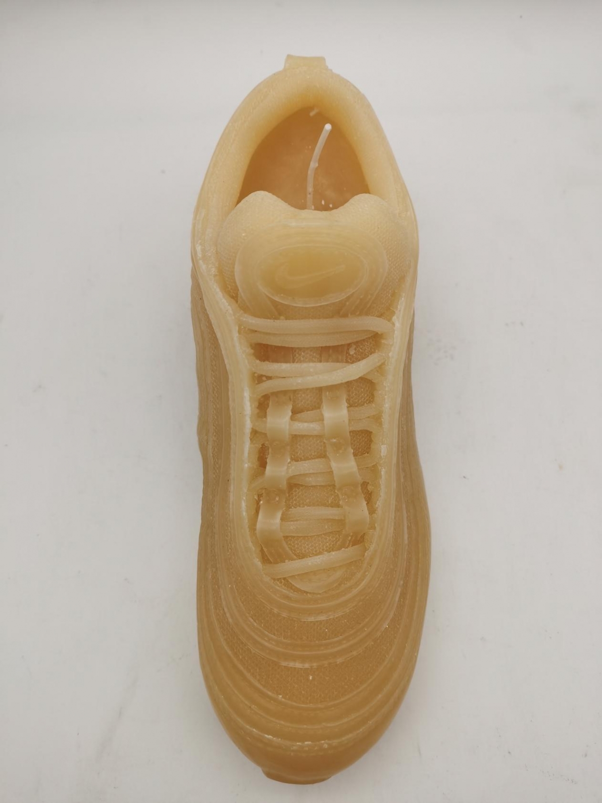 NIKE AIR MAX 97 Candles：Yellow Beeswax,Essential Oils,1 to 1 Simulation Sculpture,Scented Candles, Sneaker Candle, Trainer Candle, Shoes Candle,In Gift Box,China Factory,Best Price-HOWCANDLE-Candles,Scented Candles,Aromatherapy Candles,Soy Candles,Vegan Candles,Jar Candles,Pillar Candles,Candle Gift Sets,Essential Oils,Reed Diffuser,Candle Holder,