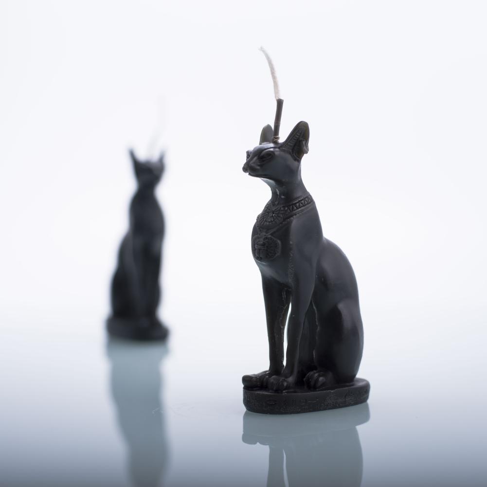 Bastet Cat Candles：Egyptian Cat Goddess ,Black Color ,Sculpture Candle ,Beeswax ,3 D,Ritual ,Friendly ,China Factory ,Best Price-HOWCANDLE-Candles,Scented Candles,Aromatherapy Candles,Soy Candles,Vegan Candles,Jar Candles,Pillar Candles,Candle Gift Sets,Essential Oils,Reed Diffuser,Candle Holder,