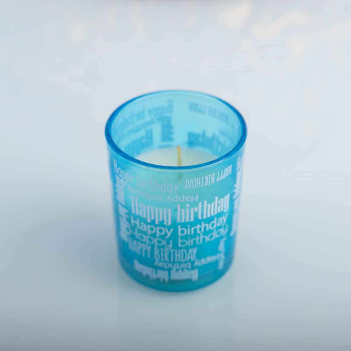 Scented Candles : Happy Birthday , Blue Candle Jar , China Factory , Wholesale Price-HOWCANDLE-Candles,Scented Candles,Aromatherapy Candles,Soy Candles,Vegan Candles,Jar Candles,Pillar Candles,Candle Gift Sets,Essential Oils,Reed Diffuser,Candle Holder,