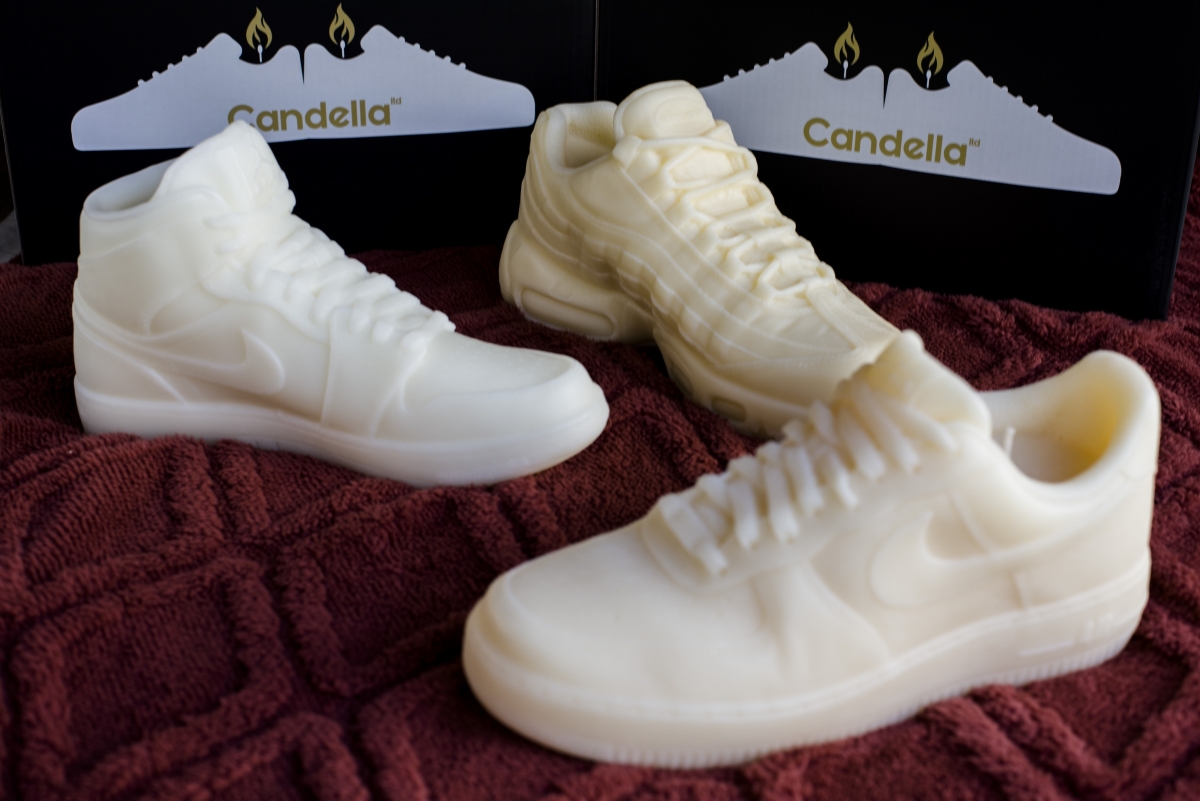 NIKE Air Force 1 Candle：White Soy Wax ,1 to 1 Simulation Sculpture,Scented Candles,Shoes Candle,Sneaker Candle,Trainer Candle,Gift Set,China Factory,Best Price-HOWCANDLE-Candles,Scented Candles,Aromatherapy Candles,Soy Candles,Vegan Candles,Jar Candles,Pillar Candles,Candle Gift Sets,Essential Oils,Reed Diffuser,Candle Holder,