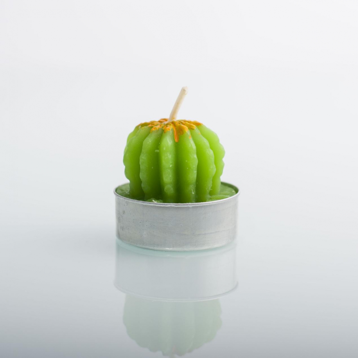 Tea Light Candles ：Green Colour ,Cactus Shape ,Beeswax ,Aluminum Shell ,Display Box ,China Factory ,Best Price-HOWCANDLE-Candles,Scented Candles,Aromatherapy Candles,Soy Candles,Vegan Candles,Jar Candles,Pillar Candles,Candle Gift Sets,Essential Oils,Reed Diffuser,Candle Holder,