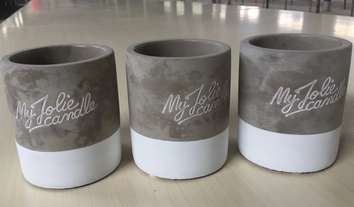 Scented Candles In Cement Jar -Matte Gray Cement Jar ,Engrave LOGO ,China Factory ,Cheapest Price-HOWCANDLE-Candles,Scented Candles,Aromatherapy Candles,Soy Candles,Vegan Candles,Jar Candles,Pillar Candles,Candle Gift Sets,Essential Oils,Reed Diffuser,Candle Holder,