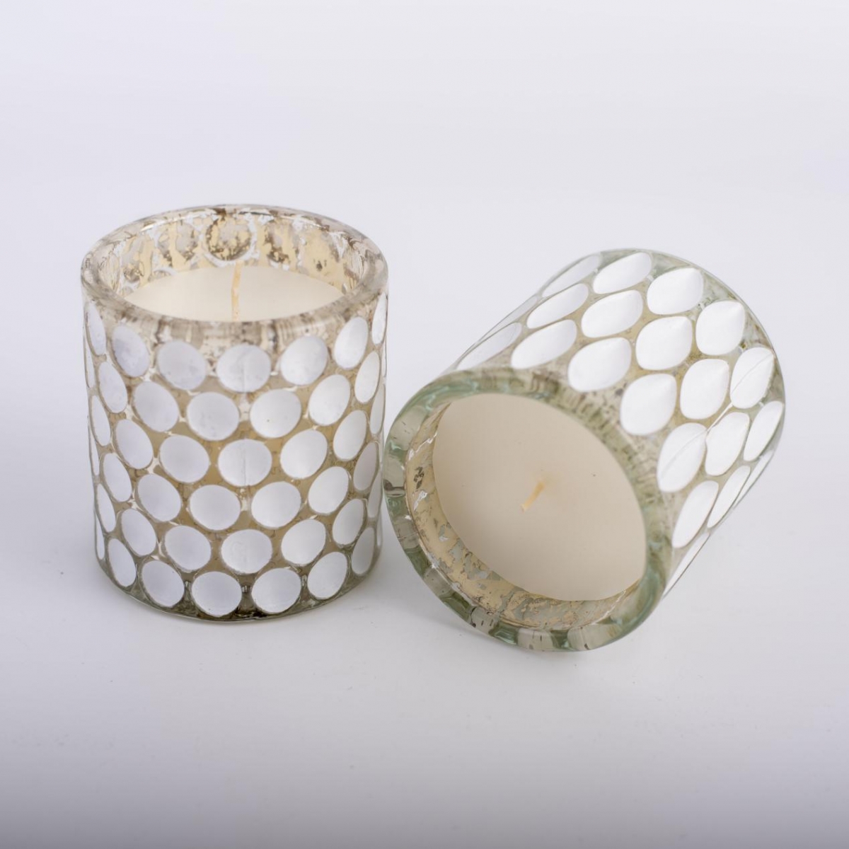 Soy Candles -Natural Essential Oils ,Scented Candles In White Glass Jar ,Polishing Geometric Leaf  ,Aromatherapy Candles ,China Factory ,Price-HOWCANDLE-Candles,Scented Candles,Aromatherapy Candles,Soy Candles,Vegan Candles,Jar Candles,Pillar Candles,Candle Gift Sets,Essential Oils,Reed Diffuser,Candle Holder,