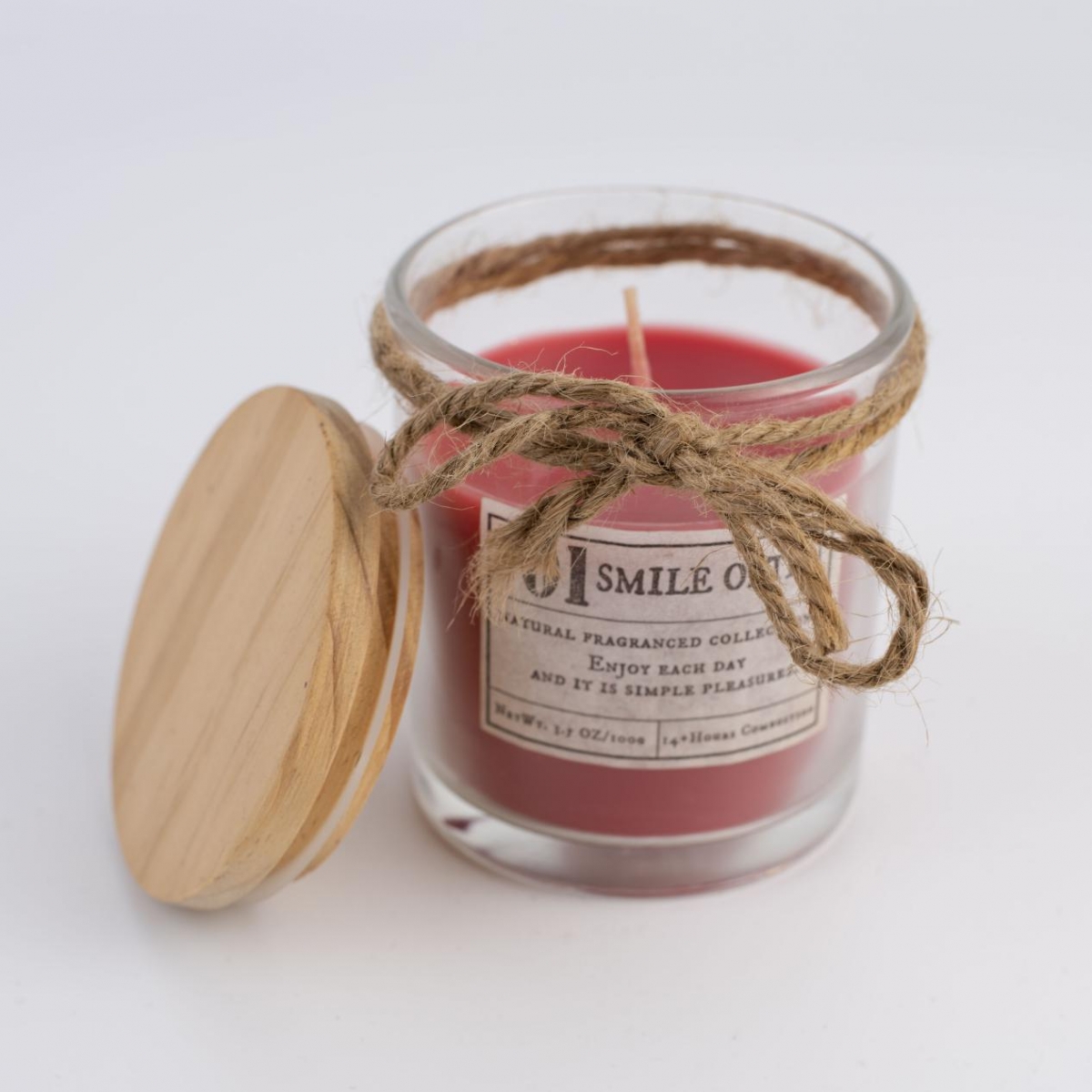Scented Candles-Soy Candles ,Essential Oil ,Candles In Glass Jar ,Hemp Rope Bow Tie ,Wood Lid ,Private Label  ,China Factory ,Price-HOWCANDLE-Candles,Scented Candles,Aromatherapy Candles,Soy Candles,Vegan Candles,Jar Candles,Pillar Candles,Candle Gift Sets,Essential Oils,Reed Diffuser,Candle Holder,