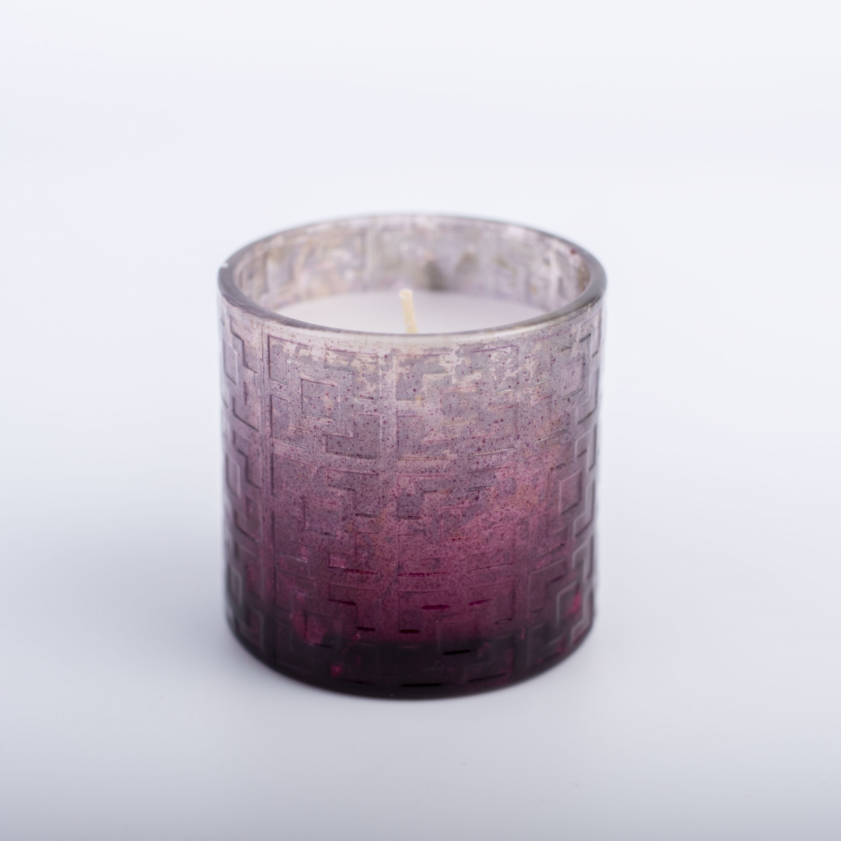 Vegan Candles -Gold Gradient Purple ,Grid Texture ,Essential Oil ,Scented Candles , China Factory ,Price-HOWCANDLE-Candles,Scented Candles,Aromatherapy Candles,Soy Candles,Vegan Candles,Jar Candles,Pillar Candles,Candle Gift Sets,Essential Oils,Reed Diffuser,Candle Holder,