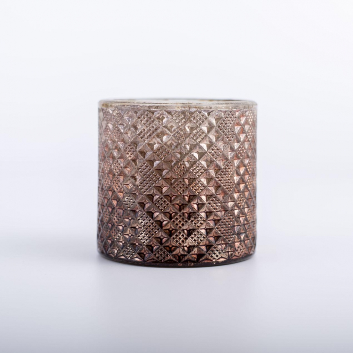 Retro Candles -Gold Gradient Brown ,Soy Wax ,Scented Candles ,Cube Embossed Glass Jar ,China Factory ,Price-HOWCANDLE-Candles,Scented Candles,Aromatherapy Candles,Soy Candles,Vegan Candles,Jar Candles,Pillar Candles,Candle Gift Sets,Essential Oils,Reed Diffuser,Candle Holder,