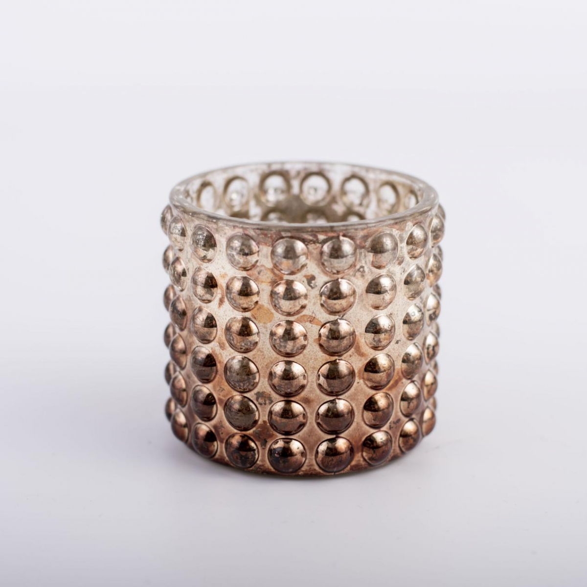 Retro Candle Holder : Gold Gradient Champagne , Embossed Dots , Glass Jar ,China Factory ,Price-HOWCANDLE-Candles,Scented Candles,Aromatherapy Candles,Soy Candles,Vegan Candles,Jar Candles,Pillar Candles,Candle Gift Sets,Essential Oils,Reed Diffuser,Candle Holder,