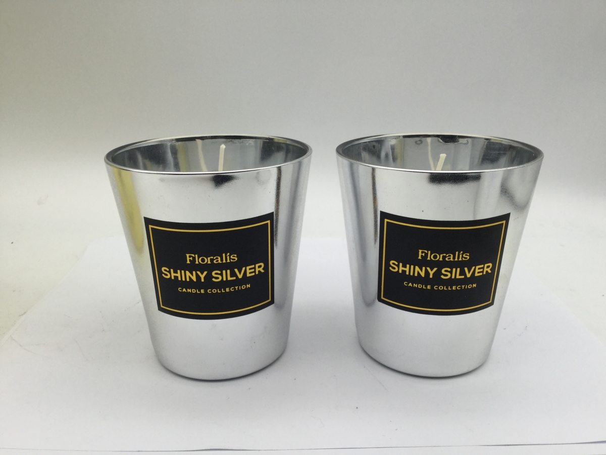 Scented Candles – Silver Colored ,V Shaped Glass Candle ,Private Label ,Aromatherapy Candles ,China Factory ,Price-HOWCANDLE-Candles,Scented Candles,Aromatherapy Candles,Soy Candles,Vegan Candles,Jar Candles,Pillar Candles,Candle Gift Sets,Essential Oils,Reed Diffuser,Candle Holder,