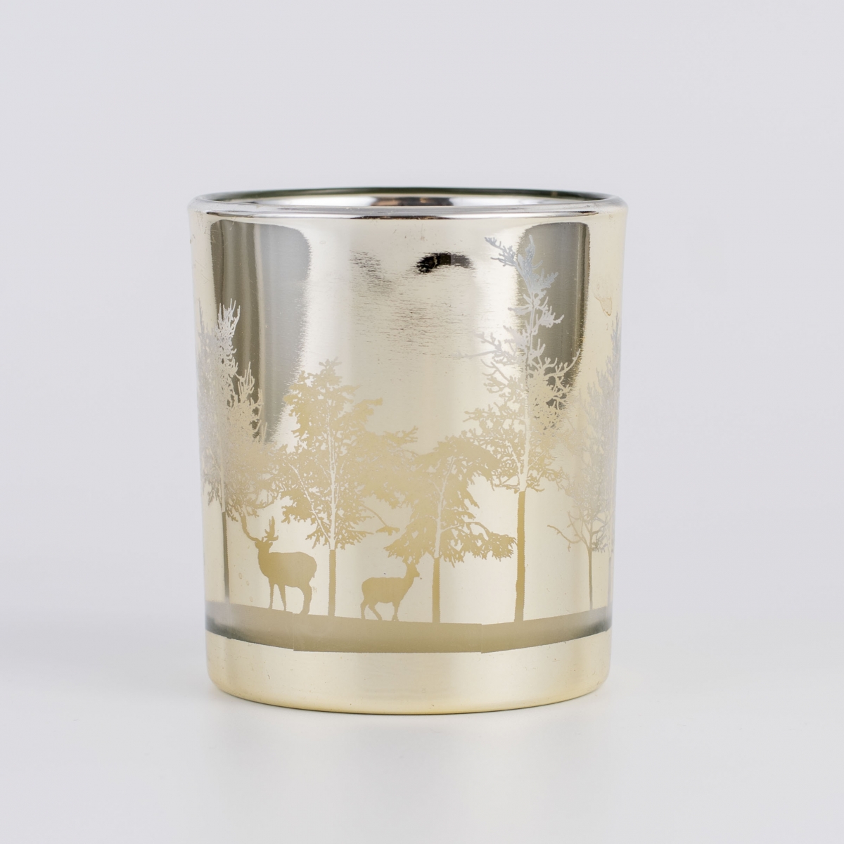 Scented Candles : Winter Forest, Deer ,Engraved Glass,Soy Candles,China Factory ,Good Price-HOWCANDLE-Candles,Scented Candles,Aromatherapy Candles,Soy Candles,Vegan Candles,Jar Candles,Pillar Candles,Candle Gift Sets,Essential Oils,Reed Diffuser,Candle Holder,