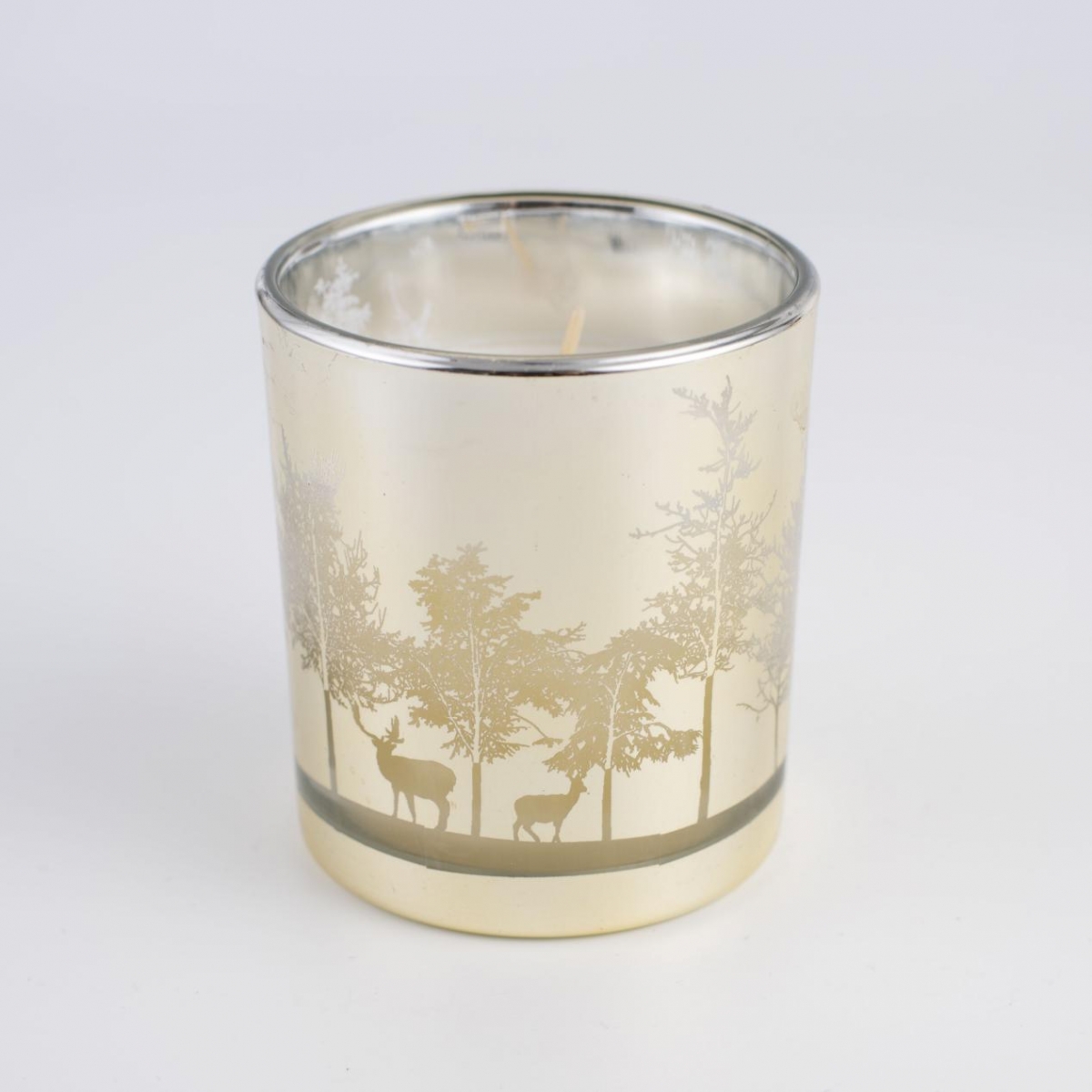 Scented Candles : Winter Forest, Deer ,Engraved Glass,Soy Candles,China Factory ,Good Price-HOWCANDLE-Candles,Scented Candles,Aromatherapy Candles,Soy Candles,Vegan Candles,Jar Candles,Pillar Candles,Candle Gift Sets,Essential Oils,Reed Diffuser,Candle Holder,