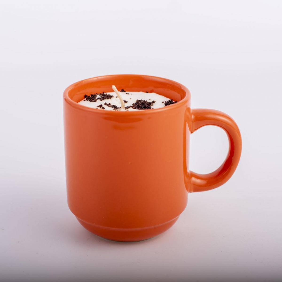 Coffee Candles : Soy Wax ,Whipped Cream ,Chocolate ,Scented Candles, Orange Ceramic Mug ,China Factory ,Price-HOWCANDLE-Candles,Scented Candles,Aromatherapy Candles,Soy Candles,Vegan Candles,Jar Candles,Pillar Candles,Candle Gift Sets,Essential Oils,Reed Diffuser,Candle Holder,
