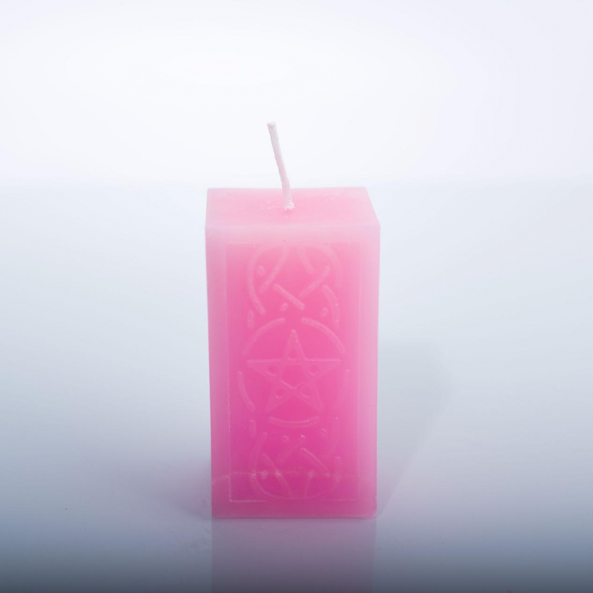 Religious Candles ：Carved Witchcraft LOGO ，Pink Cube Candle ，China Factory ，Wholesale Price-HOWCANDLE-Candles,Scented Candles,Aromatherapy Candles,Soy Candles,Vegan Candles,Jar Candles,Pillar Candles,Candle Gift Sets,Essential Oils,Reed Diffuser,Candle Holder,