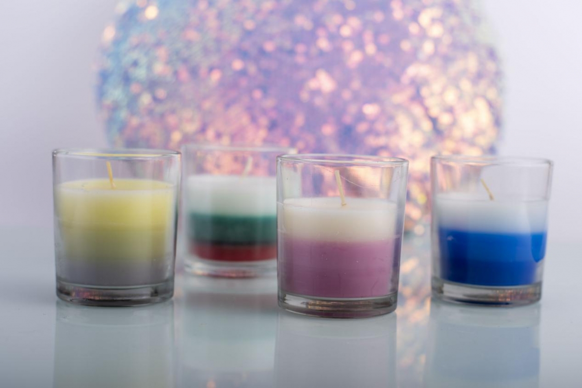 Fragrance Layered Candles : In Glass Jar , Scented Candles , China Factory , Cheap Price-HOWCANDLE-Candles,Scented Candles,Aromatherapy Candles,Soy Candles,Vegan Candles,Jar Candles,Pillar Candles,Candle Gift Sets,Essential Oils,Reed Diffuser,Candle Holder,