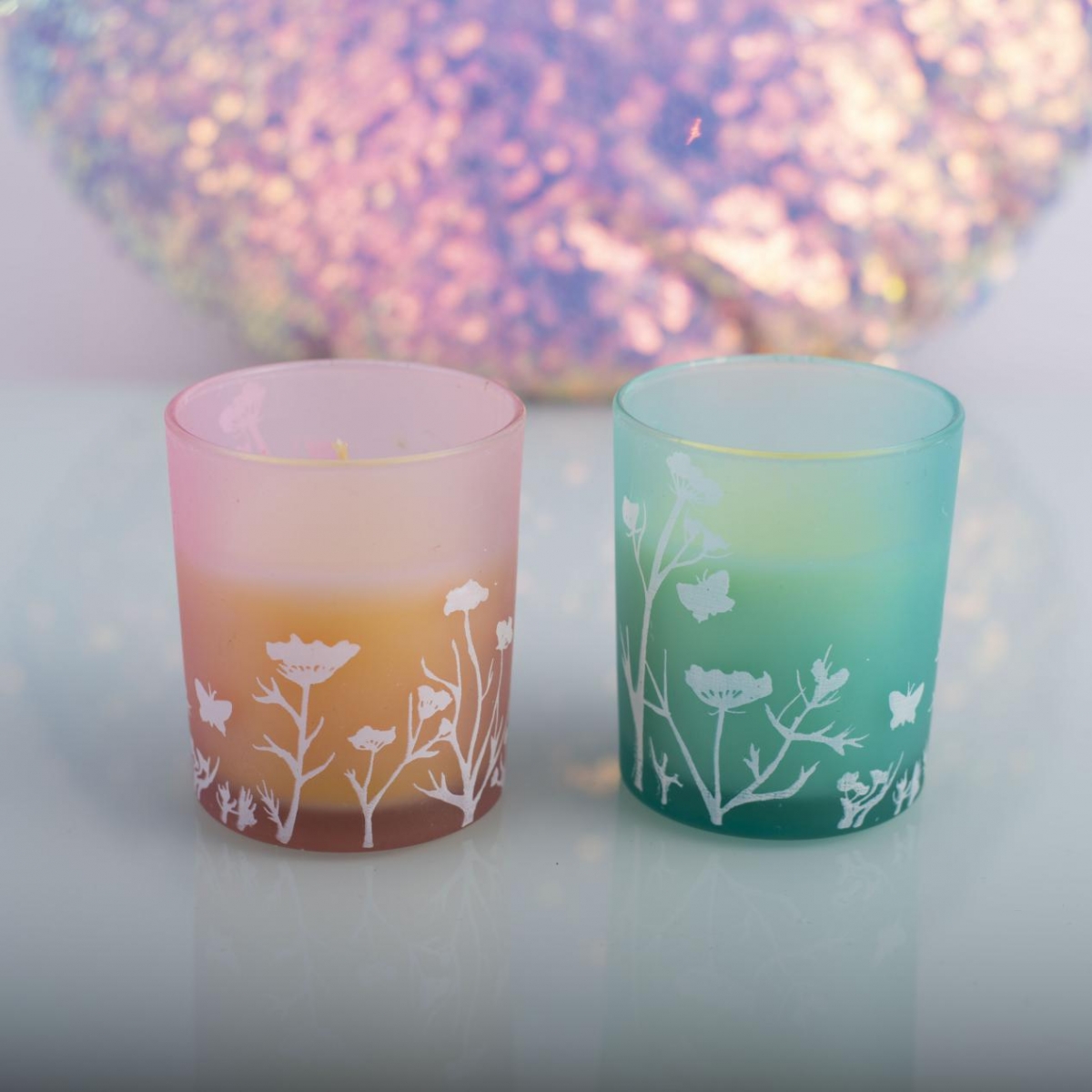 Scented Candles ：Fresh Cut Grass , Flower Printing , Vegan Candles ,China Factory , Cheapest Price-HOWCANDLE-Candles,Scented Candles,Aromatherapy Candles,Soy Candles,Vegan Candles,Jar Candles,Pillar Candles,Candle Gift Sets,Essential Oils,Reed Diffuser,Candle Holder,