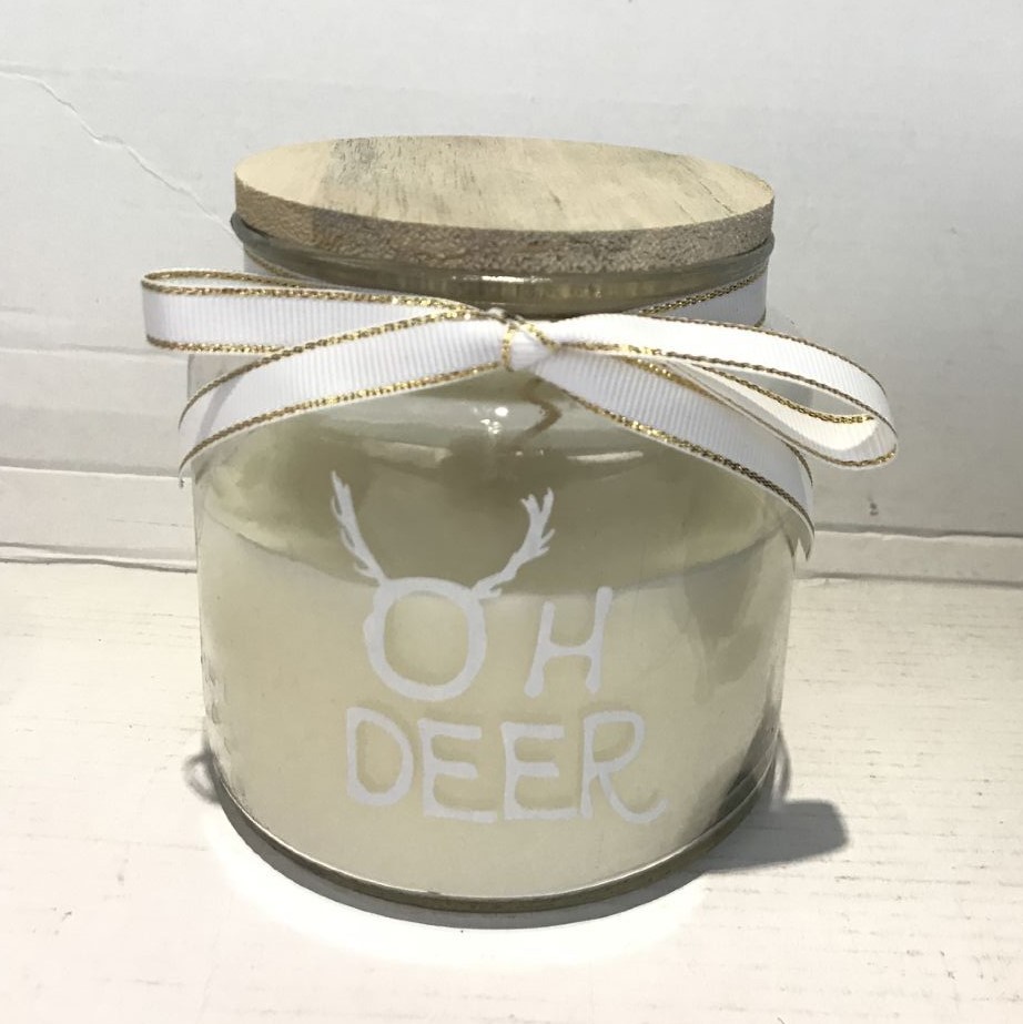 Scented Candles-Honeysuckle , Soy Candle In Glass Jar , Wood Lid , Ribbon Bow ,China Factory Price-HOWCANDLE-Candles,Scented Candles,Aromatherapy Candles,Soy Candles,Vegan Candles,Jar Candles,Pillar Candles,Candle Gift Sets,Essential Oils,Reed Diffuser,Candle Holder,