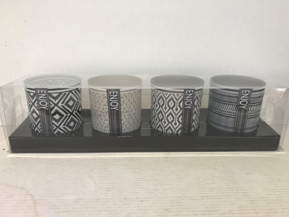 Scented Candle Gift Sets -Black Candles ,African Tribal Totems ,PET Box ,China Factory ,Price-HOWCANDLE-Candles,Scented Candles,Aromatherapy Candles,Soy Candles,Vegan Candles,Jar Candles,Pillar Candles,Candle Gift Sets,Essential Oils,Reed Diffuser,Candle Holder,